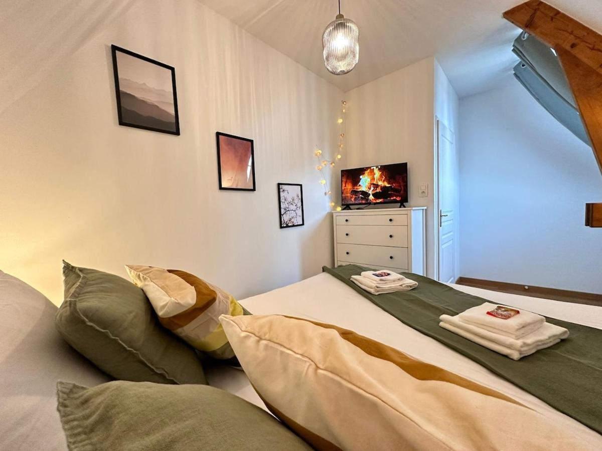 S Bayleved'Air Duplex Vue Chateau, Balneo Et Sauna Sedan Zewnętrze zdjęcie